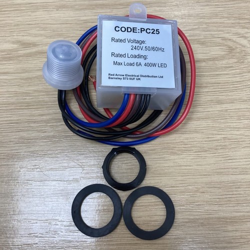 Red arrow mini photocell - arrow, with