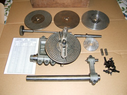 Myford dividing head all 4 - dividing,