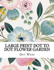 Large Print Dot to Dot Flower