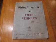 FORD STANDARD 8/10/ ANGLIA/PREFECT/POPULAR/CONSUL/THAMES/WIRING DIAGRAMS BOOK