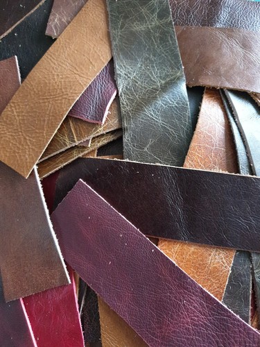 Leather pcs 4x15cm - 17,