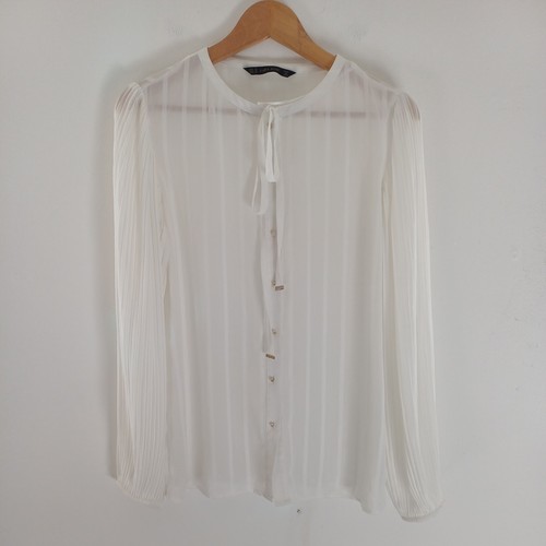 Zara medium white - white, long