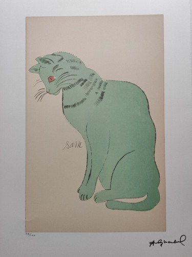 Andy warhol signed - signed, lithograph