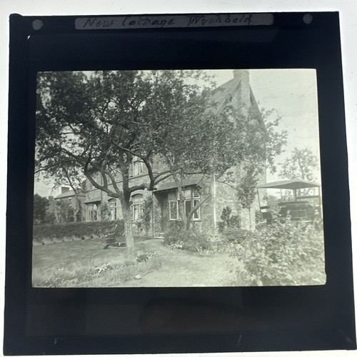 Antique magic lantern slide - magic,