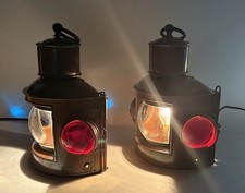 Pair Of Ships Lanterns, Copper