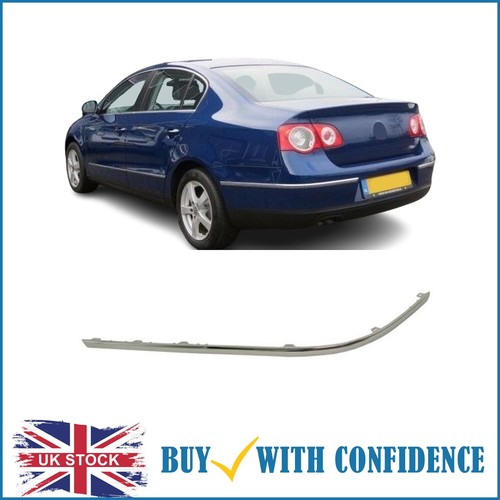 Rear bumper moulding chrome - rear,