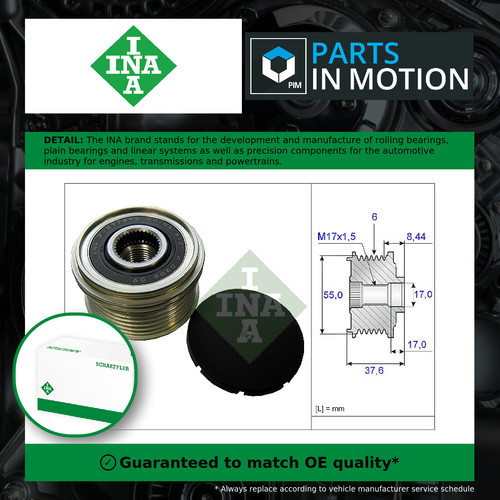 Overrunning alternator pulley - overrunning,