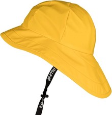 AWHA Souwester, Rain Hat - Waterproof Cap with Wide Brim and Earflaps