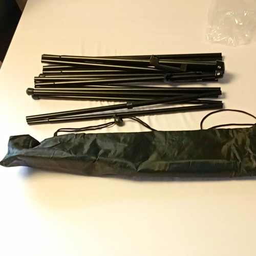 Black foldable metal - black,