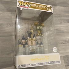 Funko Pop! Town: Disney - Cinderella Castle and Mickey Mouse (Gold) - Disney...