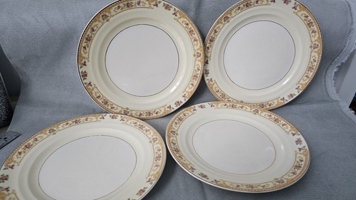 Crown potteries floral dinner - potteries,