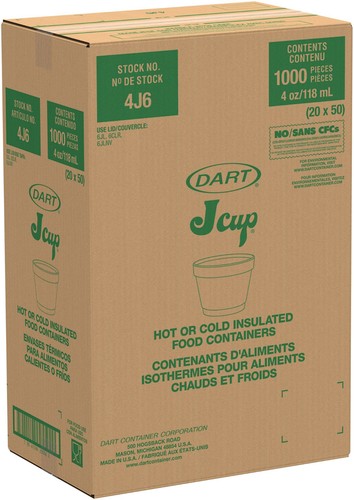Dart 4j6 foam - 4j6, container