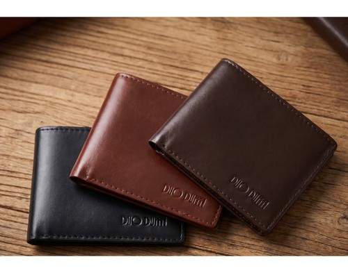 Genuine leather warrant - genuine, card