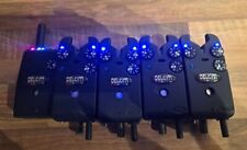 Delkim TXI Plus 4 + 1 Funkbissanzeiger Set | BLAU, BLUE | Karpfenbissanzeiger