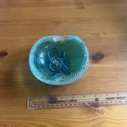 Vtg murano green - murano, glass
