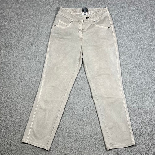 Oska pants taupe grey cotton - pants,