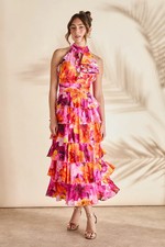 Coast Lilac Midi Dress Womens