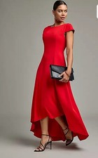 Kaleidoscope Red High Low Hem