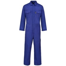 Mens Boilersuit Regular Work Boiler Suit Garage Coverall Site Workforce Overall 