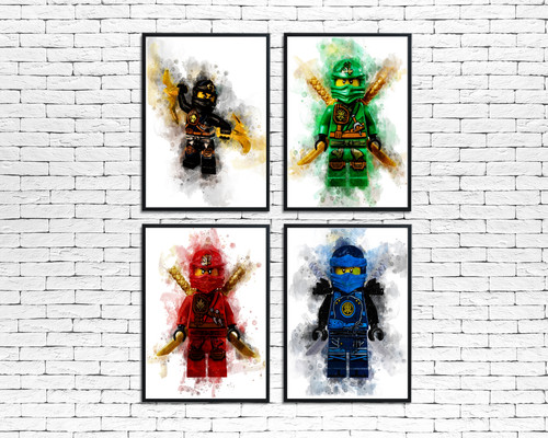 Lego ninjago character - character, prints