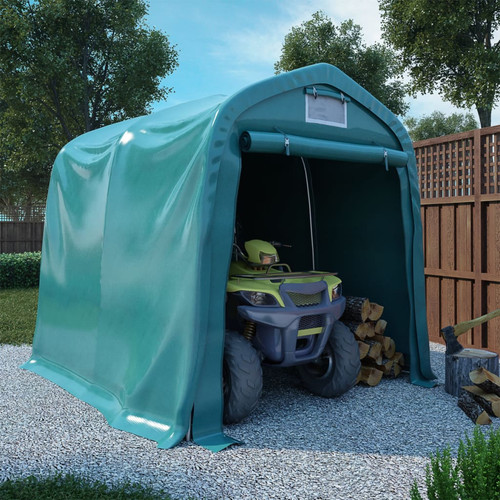 Garage tent dark - dark, green