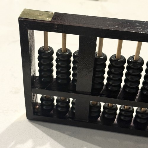 Vintage wooden abacus - vintage,