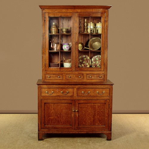 Antique welsh oak cwpwrdd - antique,