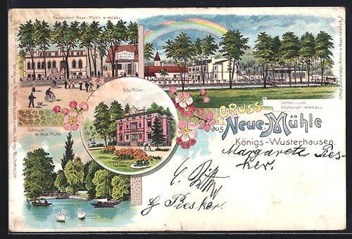 Lithograph neue mühle - lithograph, neue-mühle