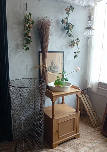 Antique pine washstand - pine,