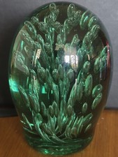 Antique Victorian Green Glass