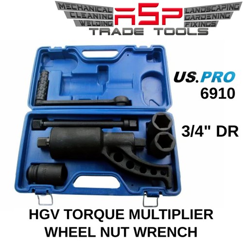 Drive wheel nut - 3/4", torque