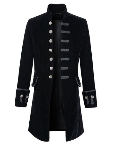 Men velvet goth steampunk - men's,