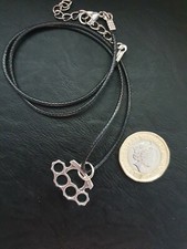 Silver And Black Knuckle