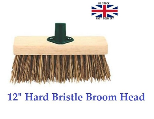 Stiff broom head heavy - stiff,