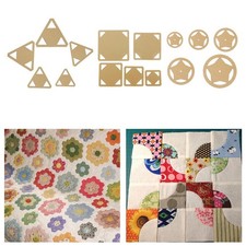 5 Acrylic Quilting Templates