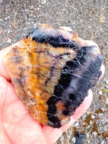 Blue john fluorite crystal - john,