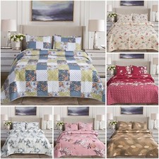 3 Pcs Quilted Bedspread
