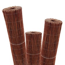 Aquagart Willow mat 15 m x 80  cm I Privacy mat made of willow Natural privacy s