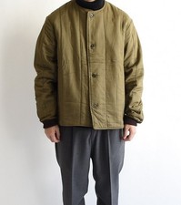 Vintage Czech army quilted liner jacket military Communist soviet era 1960s Ccol