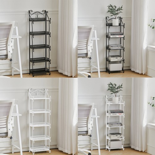 Metal ladder shelf bookcase - metal, 5