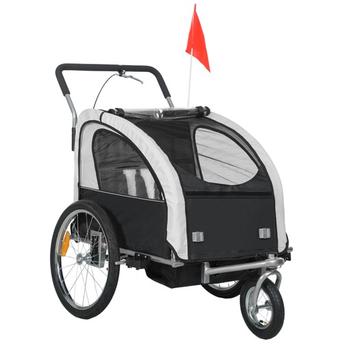 Homcom seat bike trailer - seat,