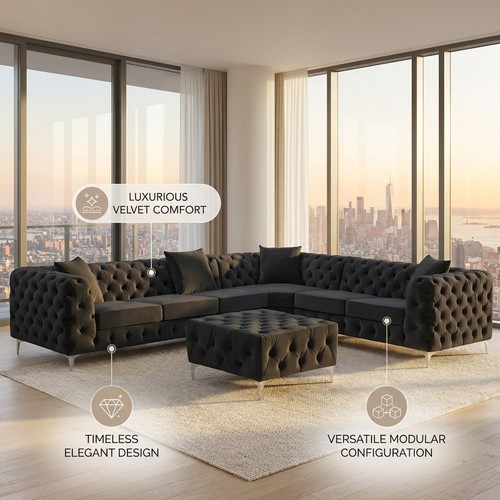 Seater corner sofa monaco - seater,