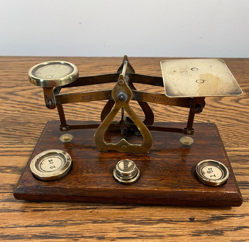 Antique vintage brass - antique, oak