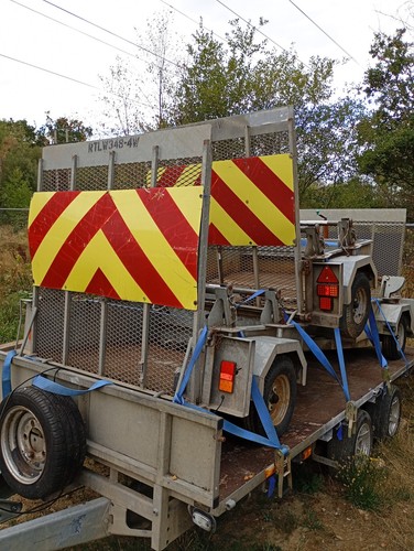 499 plant quad trailer - trailer, c/w