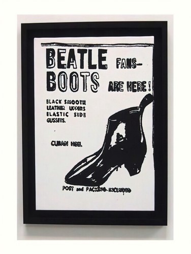 Andy warhol beatle boots print - andy,