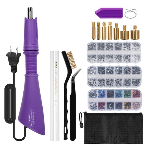 Purple hot fix rhinestone - hot,