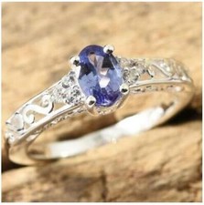 0.75ct Solitaire AA Tanzanite