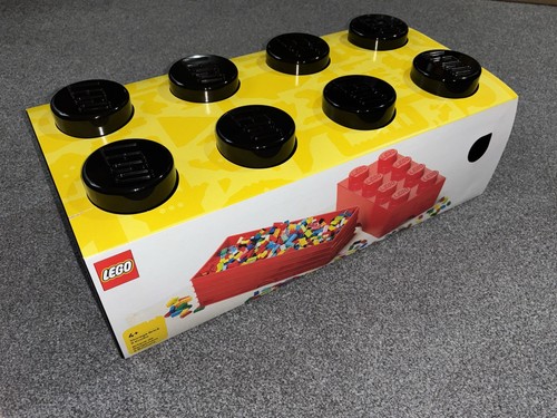 Lego black brick - lego, box