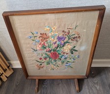 Fire Screen Antique Victorian