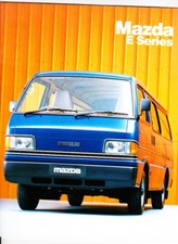 1985 MAZDA E-SERIES VAN & PICKUP Australian 28p Brochure E1400 E1800 E2000 E2200